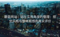 蘑菇网站｜站在实用角度的整理：视觉风格与整体观感的真实评价