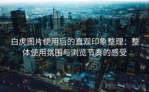 白虎图片使用后的直观印象整理：整体使用氛围与浏览节奏的感受