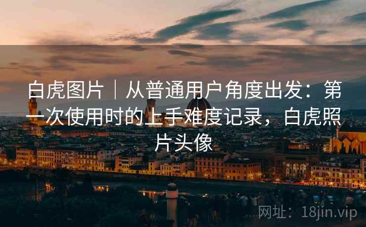 白虎图片｜从普通用户角度出发：第一次使用时的上手难度记录，白虎照片头像  第2张