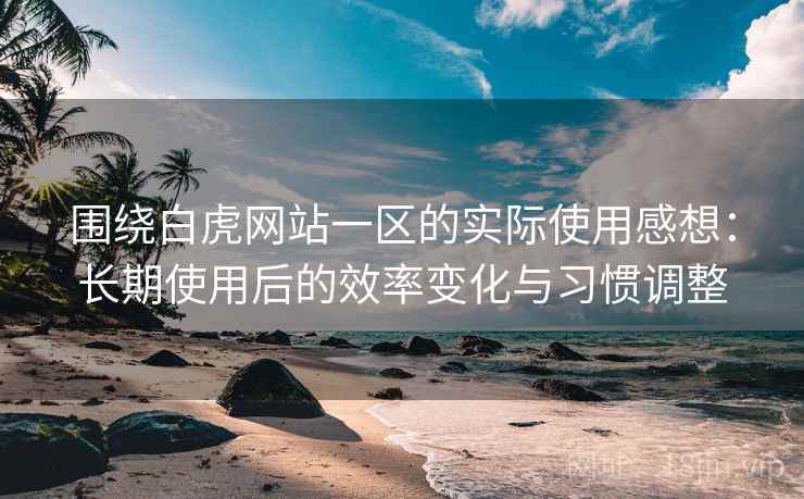 围绕白虎网站一区的实际使用感想：长期使用后的效率变化与习惯调整  第1张