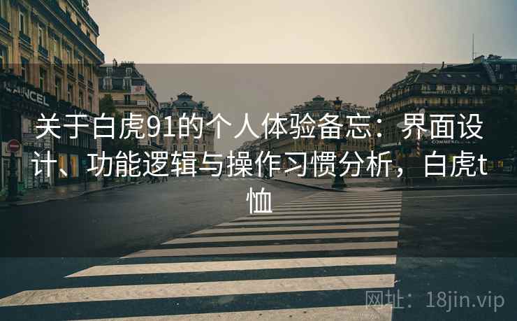 关于白虎91的个人体验备忘：界面设计、功能逻辑与操作习惯分析，白虎t恤  第1张