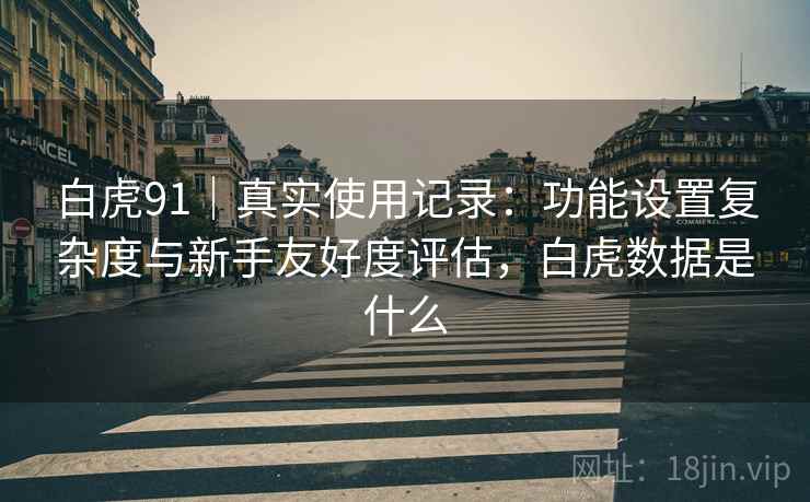 白虎91｜真实使用记录：功能设置复杂度与新手友好度评估，白虎数据是什么  第1张