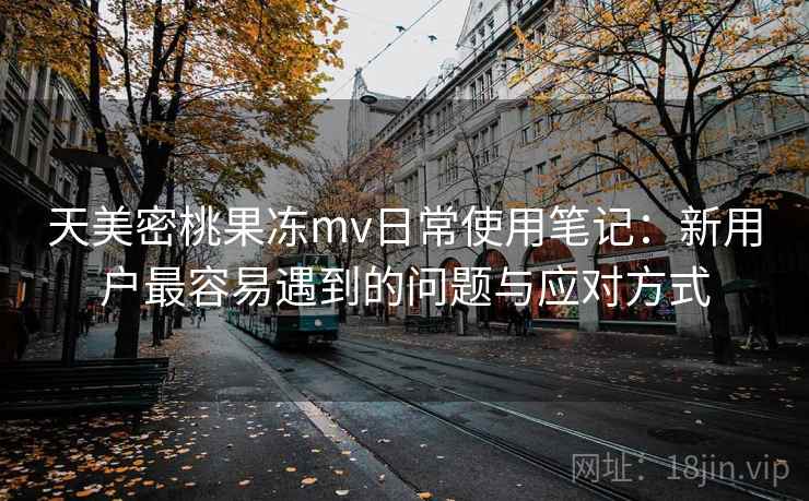 天美密桃果冻mv日常使用笔记：新用户最容易遇到的问题与应对方式  第1张